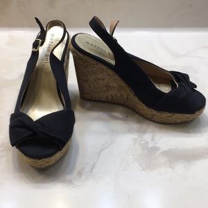 Madden Girl Black Cliffs Platform Sandal Heels